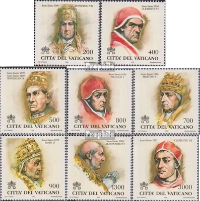 Produktbild von Briefmarken Vatikanstadt 1998 Mi 1234-1241 (kompl.Ausg.) postfrisch Die Päpste