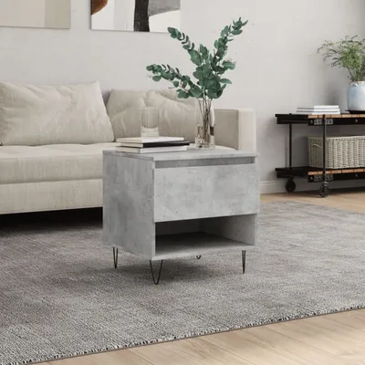 Produktbild von "2026 Promotion" Couchtisch Wohnzimmer - Kaffeetisch - Betongrau - 50x46x50 cm Holzwerkstoff - Sofatisch CC29595