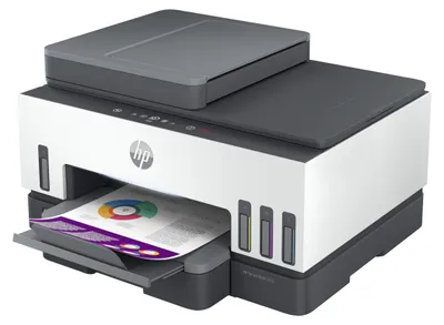 Produktbild von HP Smart Tank 7605 All-in-One - Multifunktionsdrucker - Farbe - Tintenstrahl - wiederbefüllbar - Letter A (216 x 279 mm)/