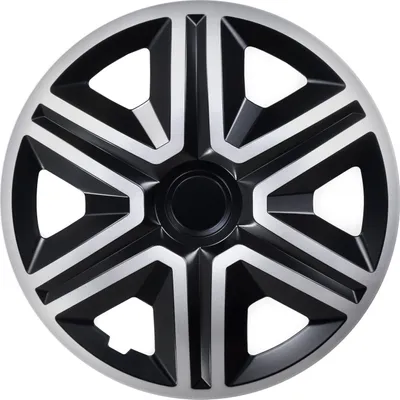 Produktbild von NRM | Puklice Draco CS 14" Sliver a Čierna 4ks