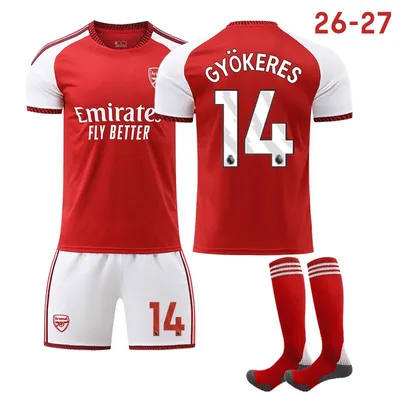 Produktbild von #14 Gyökeres 26-27 Arsenal at home football jersey for Kids and Adults SIZE:26