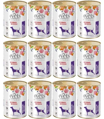 Zdjęcie produktu dla 4VETS Natural Gastro Intestinal Dog - mokra karma dla psa - 12x400 g