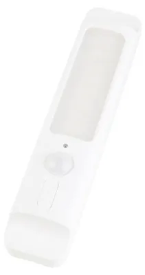 Productafbeelding van Onderbouwlamp voor meubels, met ophangklem, werkt op AAA-batterijen, voorzien van een LED-bewegingssensor, 0,5W eco-lamp