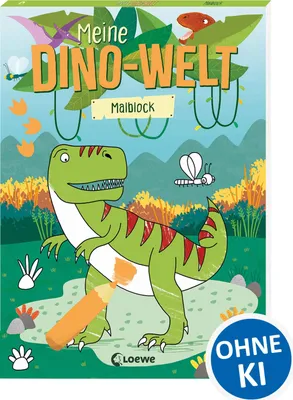 Produktbild von Meine Dino-Welt - Malblock