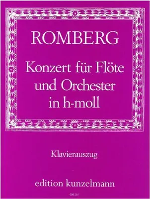 Produktbild von Konzert h-Moll Nr.17 op.30für Flöte und Orchester für Flöte und Klavier