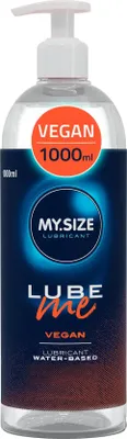 Produktbild von MY.SIZE Lube Me Premium Gleitgel Vegan 1000 ml | Gleitmittel Ohne tierische Inhaltsstoffe | Lubricant Gel Für Toys & Latexkondome geeignet
