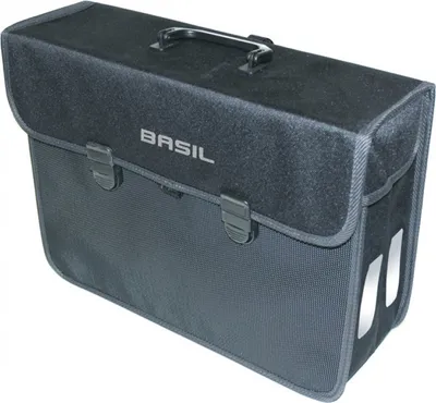 Produktbild von Basil 17019 Einzelpacktasche Malaga XL, 40x14x31cm, 17 ltr, schwarz