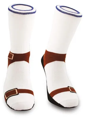 Produktbild von Herrensocken mit Sandalen Lustig für Party Baumwolle Junggesellenabschied