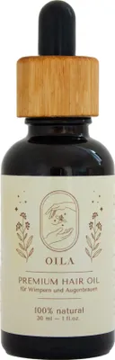 Produktbild von OILA - Premium Usma-Öl (Färberwaid): Natürlicher Extrakt für voluminöses Haar, dichte Wimpern und Augenbrauen - 100% bio & rein