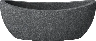 Produktbild von Scheurich 253/58 Jardiniere Wave Globe Schwarz Granit - 58 cm x 24 cm x 23 cm; 55371