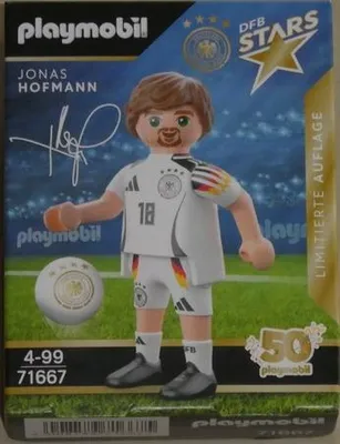 Produktbild von PLAYMOBIL 71667 Footballer DFB Jonas Hoffman