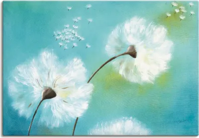 Produktbild von ARTland Leinwandbild Pusteblumen Größe: 100x70 cm