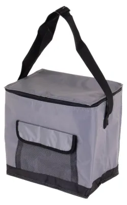 Produktbild von Kühltasche 18 l, 30x21x30 cm, mit verstellbarem Schultergurt und seitlicher Netztasche