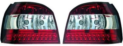 Zdjęcie produktu dla Zestaw tylnych świateł LED, czerwone/białe, do VW Golf 3, lata produkcji 1991-1998