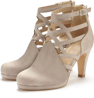 Produktbild von LASCANA Stiefelette Stiefel, Boots, beige Größe 36