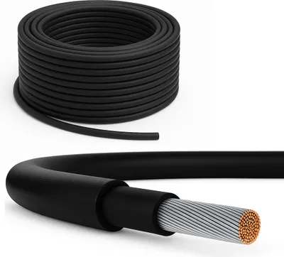 Obrázok produktu pre PremiumX solárny kábel 30 m, 6 mm², čierny, fotovoltaický kábel, solárny kábel