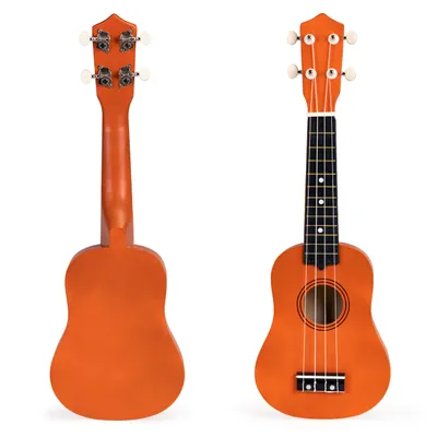 Produktbild von Ukulele für Kinder aus Holz mit 4 Nylonsaiten von ECOTOYS