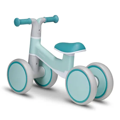 Image de Balance LIONELO VILLY, suspension avant, design ergonomique, apprentissage de l'équilibre, diamètre 18,5 cm pouces - Vert turquoise