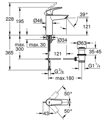 Produktbild von GROHE Eurosmart, Chrom