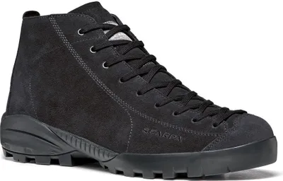 Schwarze Lifestyleschuhe Mojito City Mid GTX Wool von Scarpa; mit Schnürung und robustem Design.