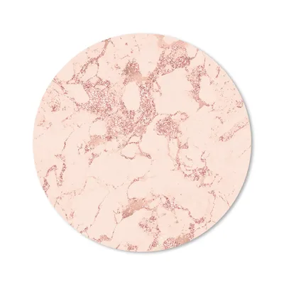 Produktbild von MuchoWow® Mauspad Mousepad Marmor - Adern - Roségold 20x20 cm - Mousepads - Maus Mat - Pad - Mausunterlage - Schreibtischmatte