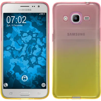 Produktbild von PhoneNatic Case kompatibel mit Samsung Galaxy J2 (2016) (J210) - Design:01 Silikon Hülle Ombrè Cover