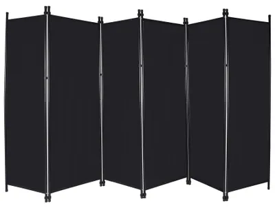 6-teiliger Raumteiler 307x173 cm, Stoff, Sichtschutz, klappbar