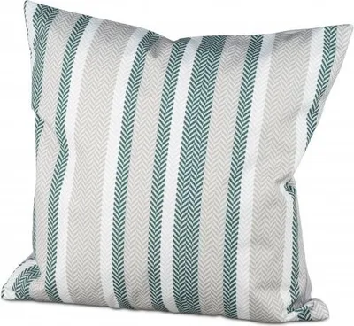 Produktbild von Formano - Kissen 45x45cm wetterfest Streifen grün