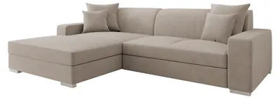 Produktbild von MIRJAN24 Ecksofa Mexico, mit Schlaffunktion und Bettkasten, L-Form Sofa (Farbe: Velo 623, Seite: Links)