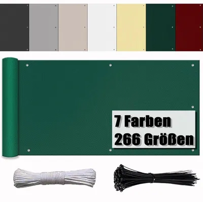 Imagen del producto de Solidchoice: Barrera para balcones fabricada en plástico resistente con protección UV
