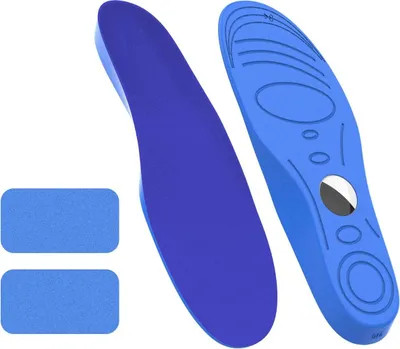 Produktbild von Schuheinlagen mit Hülle für Apple AirTag in der Größe 175-190 mm, Hurtel, Blau