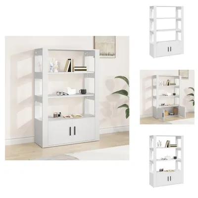 Obrázok produktu pre vidaXL Príborník biely 80x30x119,5 cm Materiál na báze dreva - Príborníky