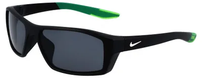 Produktbild von Nike NIKE BRAZEN SHADOW FJ1985. Mattiertes Schwarz/Weiß/Dunkelgrau. 59/16/130. Uni-Sonnenbrille