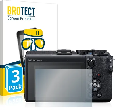 Produktbild von 3x BROTECT Schutzglas für Canon EOS M6 Mark II Schutzfolie Panzer Folie Glas Display Schutz klar