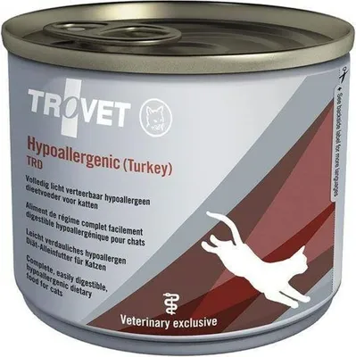Produktbild von TROVET Hypoallergenic TRD mit Truthahn – Nassfutter für Katzen – 200g