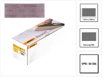Immagine prodotto di Mirka ABRANET 70x198mm Grip P80, 50/confezione ( 5415005080 )