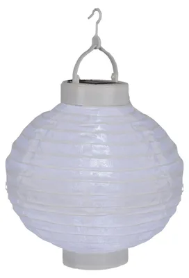 Produktbild von Best Season LED-Solarlampion, 1 cool light LED, ca. 30 x 20 cm Farbe weiss, mit Solarpanel, incl. Akku, ,outd., 477-15