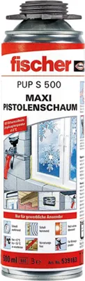 Produktbild von FISCHER PUP S PolyurethanSchaum Beige 500 ml 33 l Dose