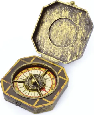 Image de Bristol Novelty Boussole de pirate imitation BN2268 (taille unique) (Marron/Or)