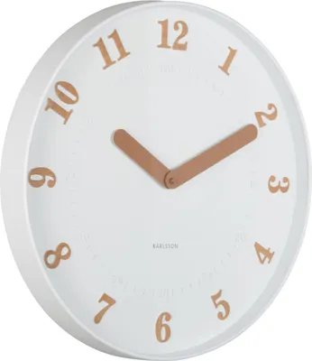 Produktbild von Karlsson - Wanduhr Amena - Weiß - 40x40x40cm
