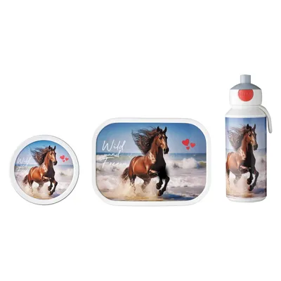 Produktbild von Mepal CAMPUS Lunchset Wild Horse 3-teilig