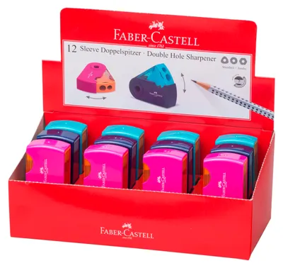 Immagine prodotto di FABER-CASTELL Spitzer Doppelspitzdose Sleeve Trend 19