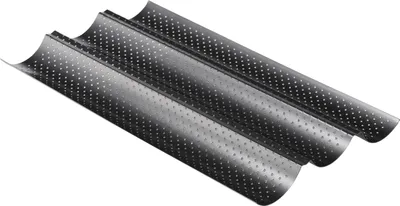 Obrázok produktu pre Plech na bagety na 3 bagety - 38x24x2,5 cm - forma na pečenie