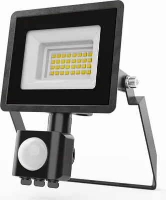 Image de HOFTRONIC - Projecteur LED avec détecteur 10W 735lm 4000K IP65 Noir