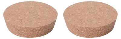 Productafbeelding van Kegelvormige kurkpropjes - Reservekurken voor wijnflessen en glazen flessen - 2 stuks - 91 x 85 x 20 mm
