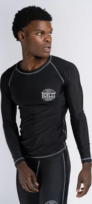 Produktbild von Herren langärmeliges Funktionsshirt schmale Passform MOSSBURN Black S BENLEE