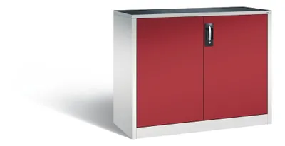 Produktbild von C+P Flügeltürenschrank Acurado, H1000xB1200xT500mm, 7035/3003