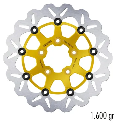 Immagine prodotto di Disco freno Galfer DF680CWSXUY, modello WAVE®, oversize, flottante, per l'anteriore, dimensioni 320x5mm, compatibile con Harley