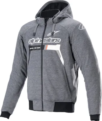 Image de Alpinestars Chrome Ignition sweat capuche gris foncé / blanc S
