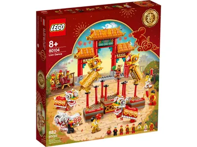 Produktbild von LEGO Chinesisches Neujahrsfest 80104 - Löwentanz